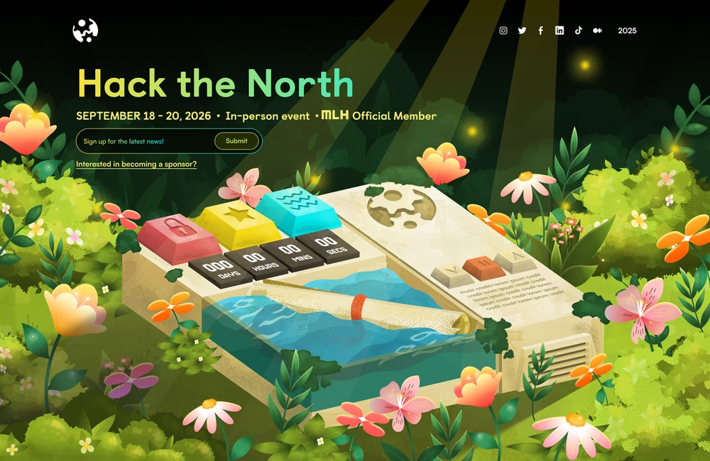 High-fidelity teaser site design